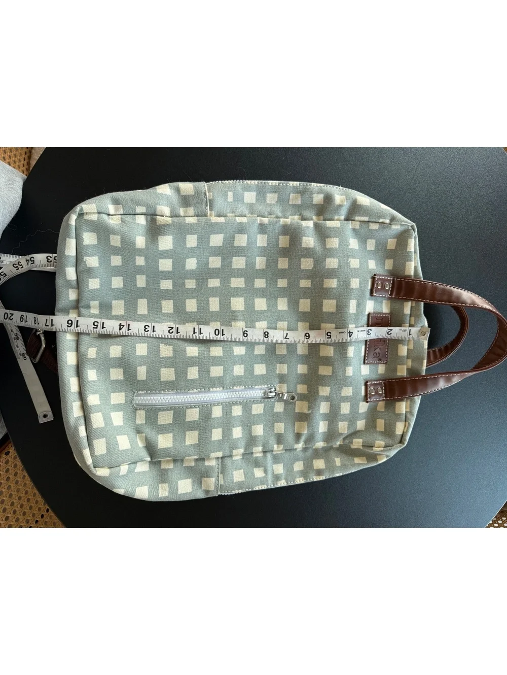 MAIKA Recycled Canvas Zippered Backpack, Flores 15